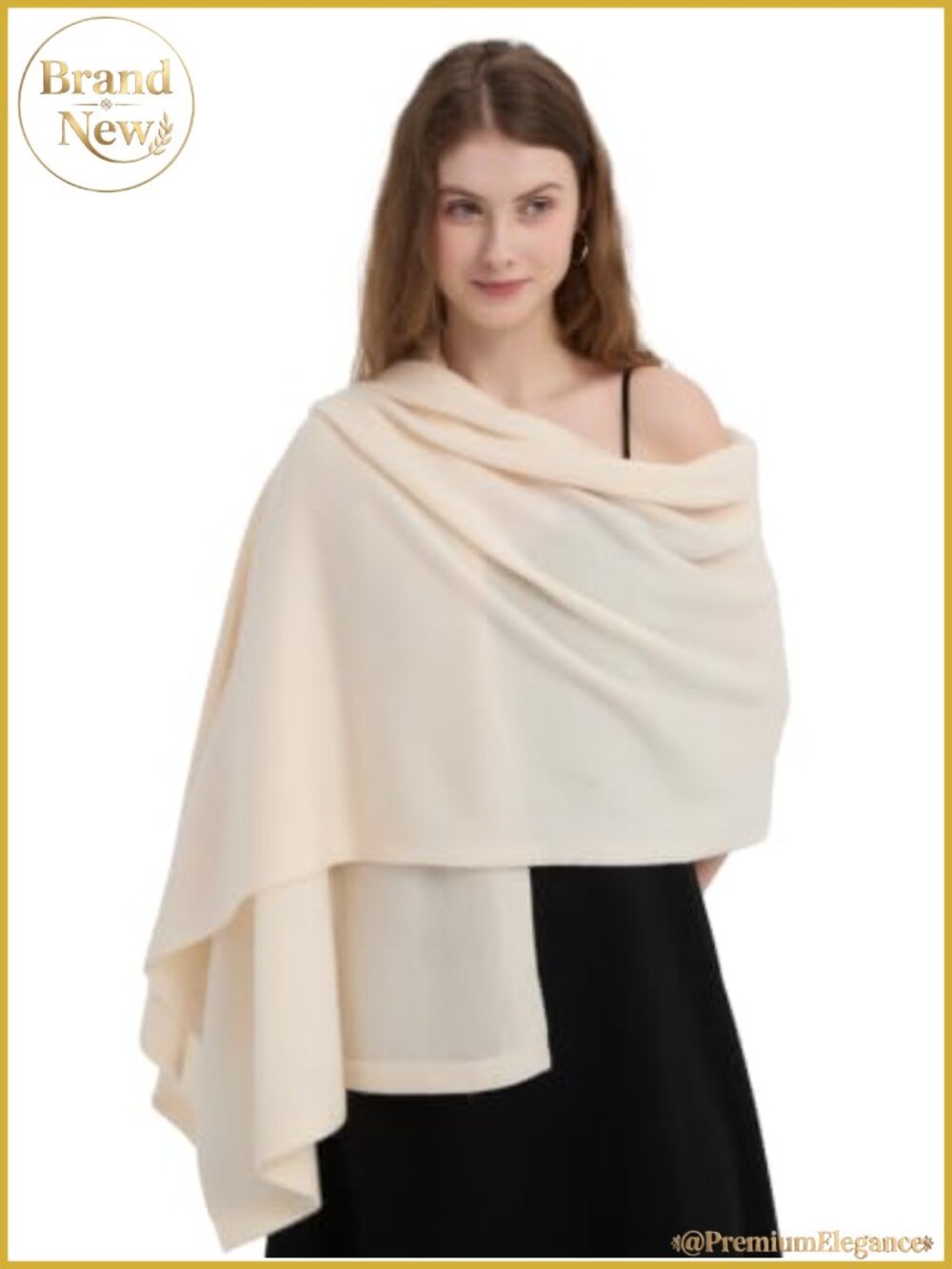 Cashmere Wool Blend Shawl Wrap Pashmina Poncho Travel Scarf